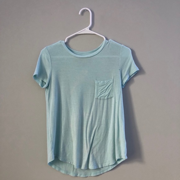 Mint Aero Seriously Soft Perfectly Crew T-Shirt - Picture 1 of 1